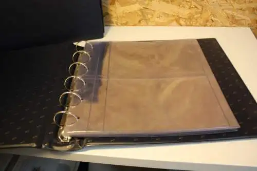 3 Dt. Post Binder mit 50 Hüllen 2er Hüllen (32011)