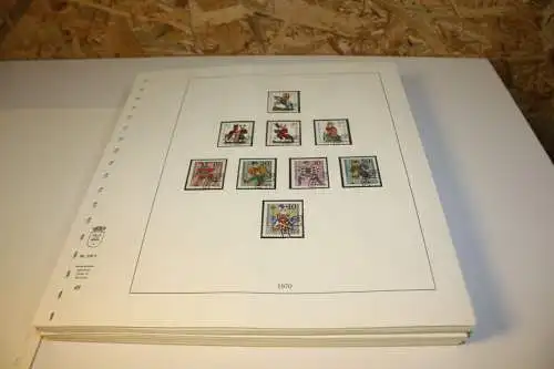 Bund 1970-1986 gestempelt inkl. Lindner falzlos (32065)