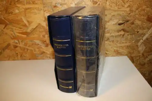 2 Dt. Post Alben mit Aufdruck Erinnerungsblätter (32071)