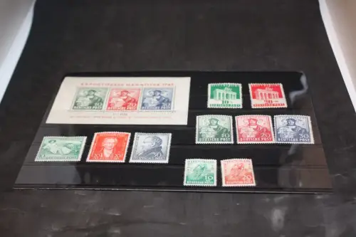 Bizone Michel 101-110 inkl. Block 1 postfrisch (32134)