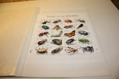 USA Michel 3192-3211 Kleinbogen postfrisch Insekten (32153H)