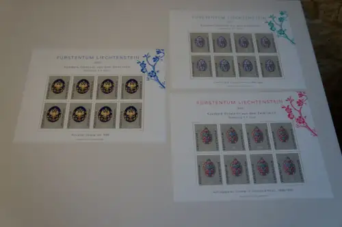 Liechtenstein Michel 1259-1261 Kleinbogen postfrisch (32183H)
