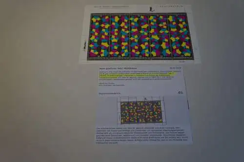 Liechtenstein Kollektionsbogen 5 I-X postfrisch, Hypersymmetrics (32187)