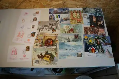 Liechtenstein Weihnachtskarten der Post 2001-2021 (32190)