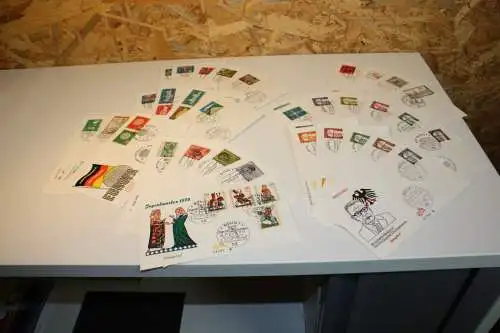 Bund Jahrgang 1970 FDC komplett (32229)