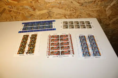 Bund Weihnachtsmarken 2017-2021 10er Bogen gestempelt (32227)