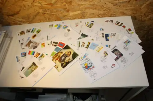 Bund Jahrgang 2012 FDC fast komplett ohne Selbstklebende (32245)