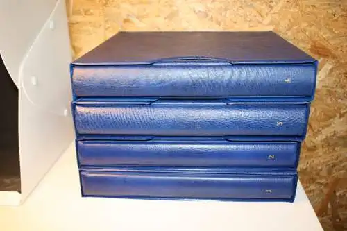 4 Kabe Ringbinder RB2000 blau inkl. Schuber (32278)