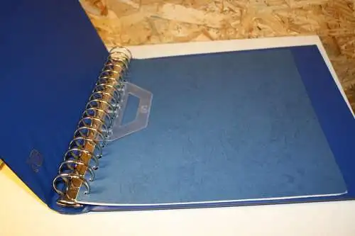 4 Kabe Ringbinder RB2000 blau inkl. Schuber (32278)