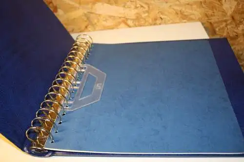 4 Kabe Ringbinder RB2000 blau inkl. Schuber (32278)