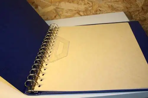 4 Kabe Ringbinder RB2000 blau inkl. Schuber (32278)