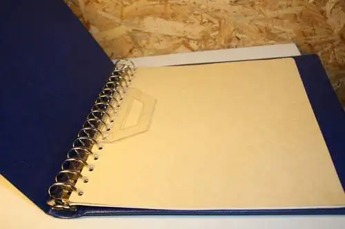 4 Kabe Ringbinder RB2000 blau inkl. Schuber (32278)