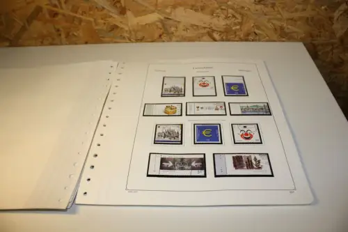Bund 2000-2003 gestempelt ohne Selbstklebende komplett auf Kabe Blättern (32313)