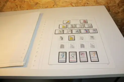 Bund 2000-2003 gestempelt ohne Selbstklebende komplett auf Kabe Blättern (32313)