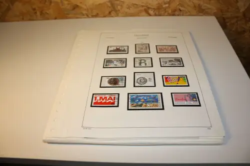 Bund Jahrgang 1990-94 komplett gestempelt auf Kabe Blättern (32311)