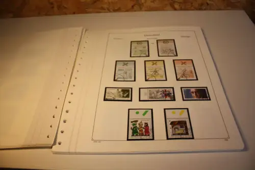 Bund 1995-1999 gestempelt komplett auf Kabe Blättern (32312)