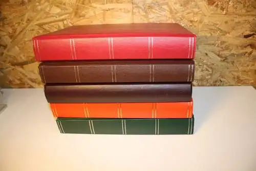 5 Einsteckbücher 60 Seiten in verschiedenen Farben (32327)
