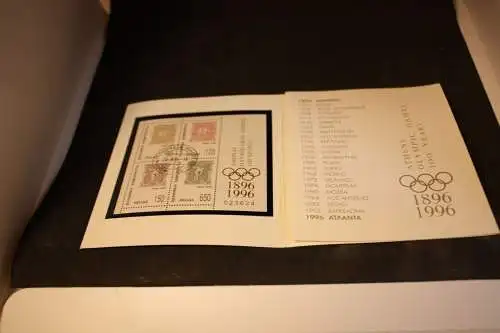 Griechenland Michel Block 13-15 gestempelt, 100 Jahre Olympia (32331)