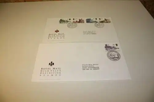 England Michel 1396-99 + 1586 FDC Burgen (32350)