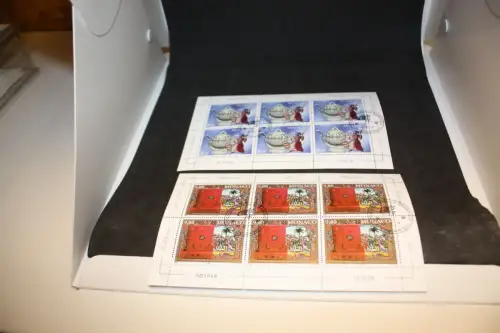 Monaco Michel 2412/13 Kleinbogen gestempelt Kunst (32359)