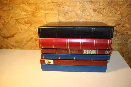 6 Einsteckbücher alle mit Mängeln u.a. 2x 60 Seiten (32395)