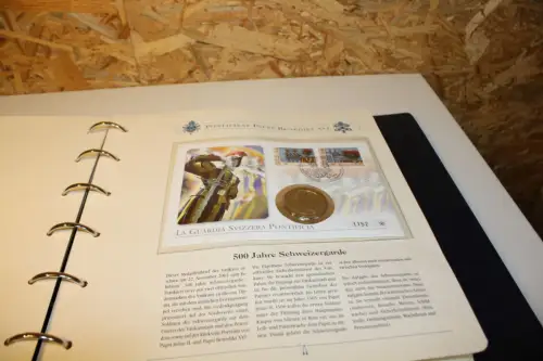 Vatikan 23 Numisbriefe in Album (32445)