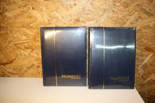2 Einsteckbücher 60 weiße Seiten in blau neu (32458)