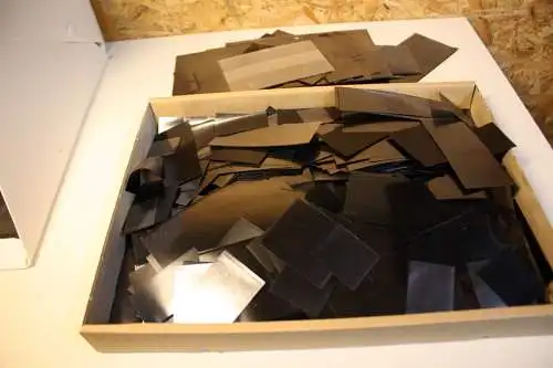 Hawid 550g gebrauchte Abschnitte schwarz (32567)