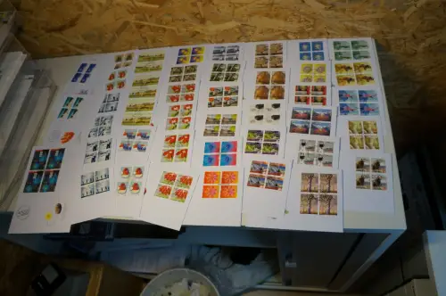 Schweiz Jahrgang 2009 Viererblock FDC fast komplett (32622)