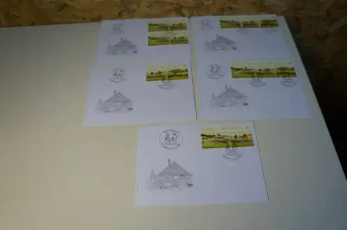 Schweiz Michel 2118-2120 5 verschiedene FDC (32632)