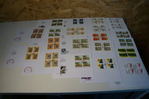 Liechtenstein Jahrgang 1996 Viererblock FDC komplett (32659)