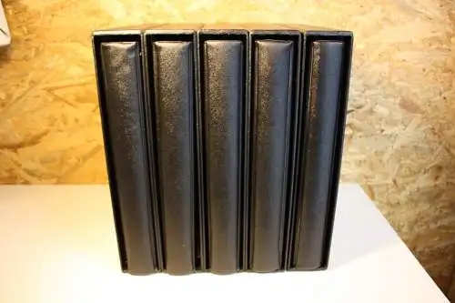 5 Safe Ringbinder schwarz Morocco 14 Ring inkl. Schuber (32690)