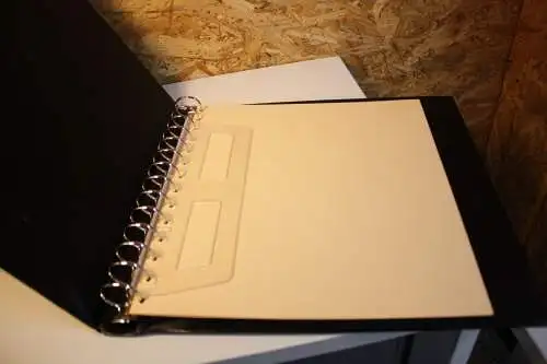5 Safe Ringbinder schwarz Morocco 14 Ring inkl. Schuber (32690)