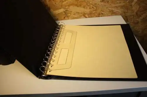 5 Safe Ringbinder schwarz Morocco 14 Ring inkl. Schuber (32690)