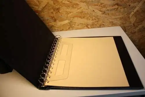 5 Safe Ringbinder schwarz Morocco 14 Ring inkl. Schuber (32690)