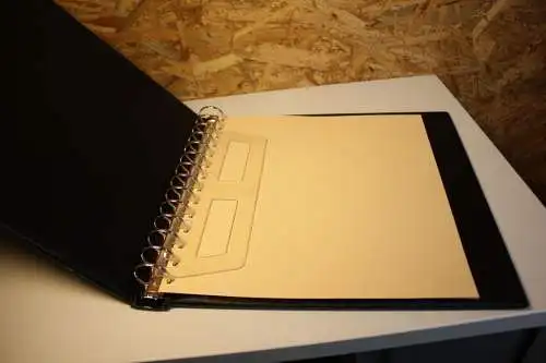 5 Safe Ringbinder schwarz Morocco 14 Ring inkl. Schuber (32690)