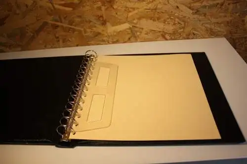 5 Safe Ringbinder schwarz Morocco 14 Ring inkl. Schuber (32690)