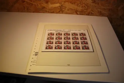 Liechtenstein Jahrgang 1982 Kleinbogen postfrisch komplett (32703)
