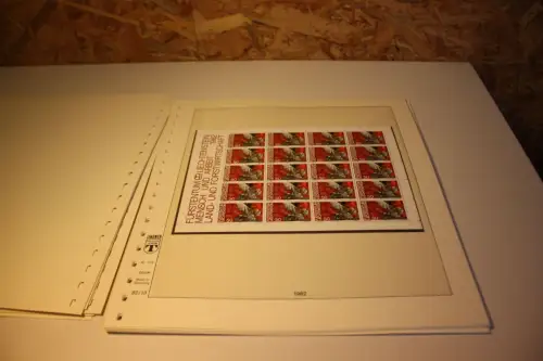 Liechtenstein Jahrgang 1982 Kleinbogen postfrisch komplett (32703)