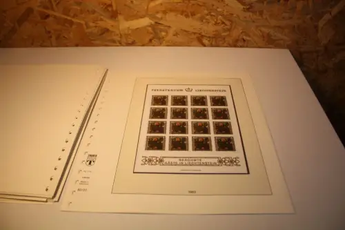 Liechtenstein Jahrgang 1982 Kleinbogen postfrisch komplett (32703)