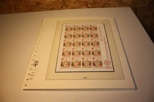 Liechtenstein Jahrgang 1983 Kleinbogen postfrisch komplett (32704)