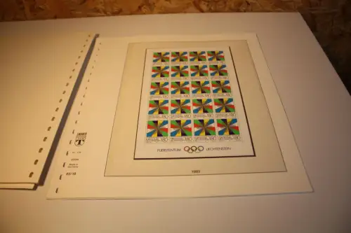 Liechtenstein Jahrgang 1983 Kleinbogen postfrisch komplett (32704)