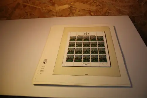 Liechtenstein Jahrgang 1981 Kleinbogen postfrisch komplett (32702)