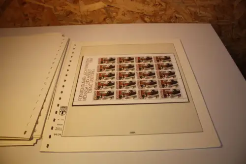 Liechtenstein Jahrgang 1984 Kleinbogen postfrisch komplett (32705)