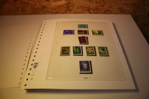Liechtenstein postfrisch 1971-84 in Lindner T komplett (32707)