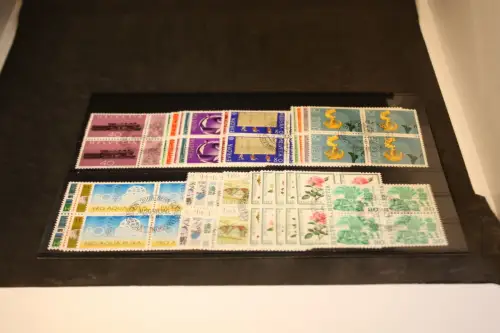 Schweiz 1982 Jahrgang Viererblocks gestempelt komplett (32737)