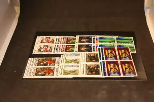 Liechtenstein Jahrgang 1982 Viererblock gestempelt komplett (32743)