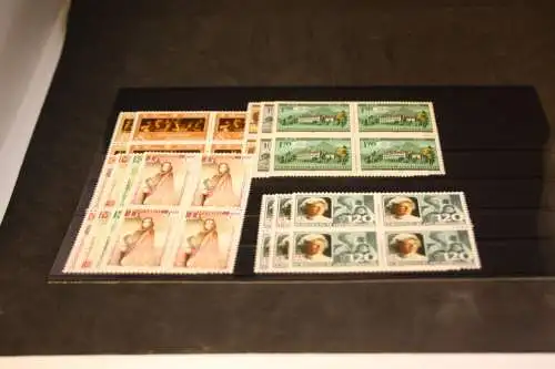 Liechtenstein 12 Viererblocke aus 1985 postfrisch (32748)