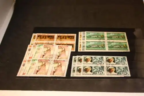 Liechtenstein 12 Viererblocke aus 1985 gestempelt (32749)
