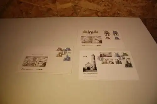 Irland 3 FDC Architektur u.a. Michel 503 (32777)
